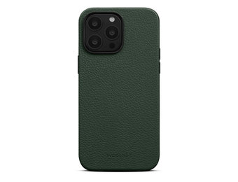 Woolnut Leather Case with Magsafe for iPhone 14 Pro Max - Green