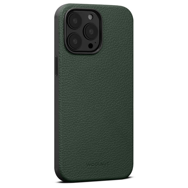 Woolnut Leather Case with Magsafe for iPhone 14 Pro Max - Green