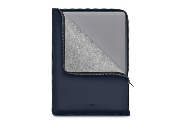 Woolnut Coated Folio Sleeve for MacBook Pro 13" and 14" / Air 13" - Blue