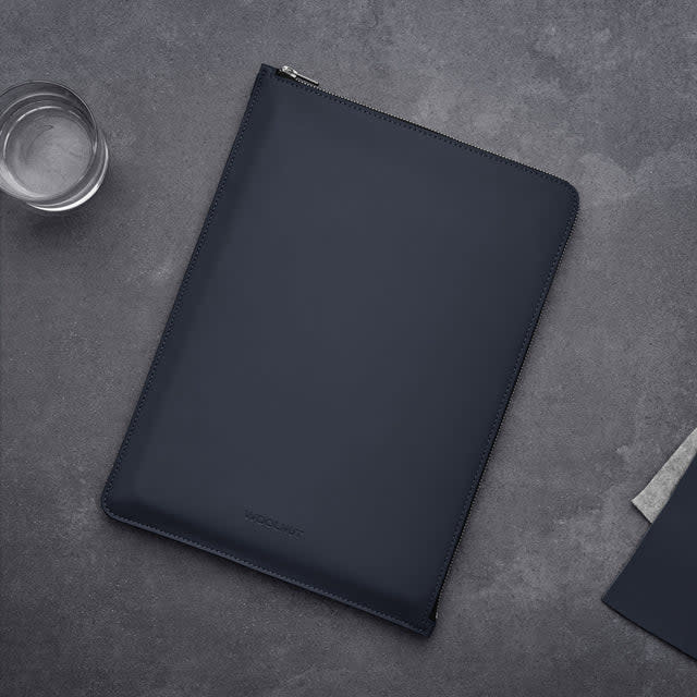 Woolnut Coated Folio Sleeve for MacBook Pro 13" and 14" / Air 13" - Blue