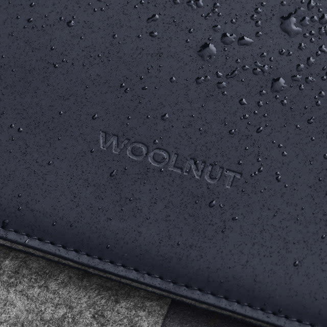 Woolnut Coated Folio Sleeve for MacBook Pro 13" and 14" / Air 13" - Blue