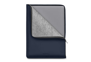 Woolnut Coated Folio Sleeve for MacBook 15" / 16" - Blue
