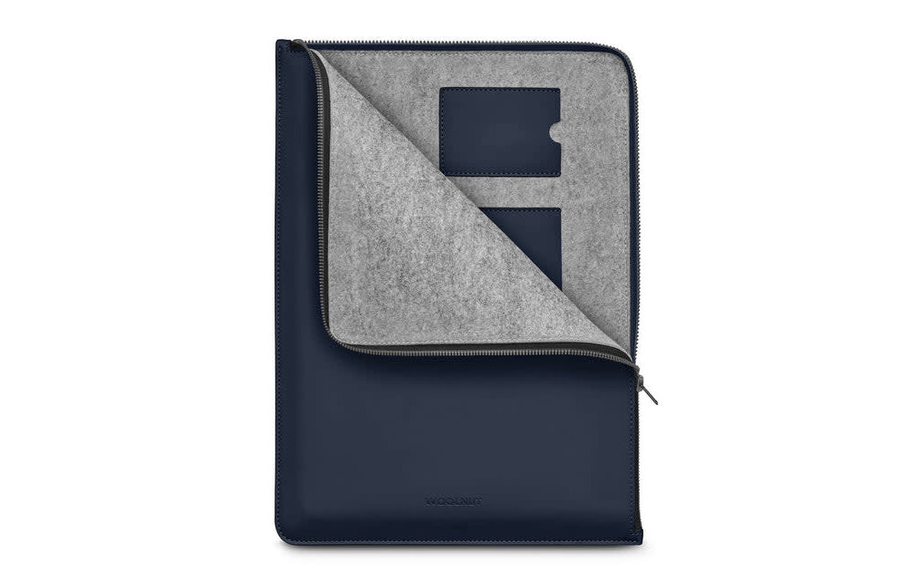 Woolnut Coated Folio Sleeve for MacBook 15" / 16" - Blue