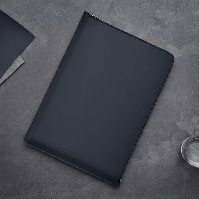 Woolnut Coated Folio Sleeve for MacBook 15" / 16" - Blue