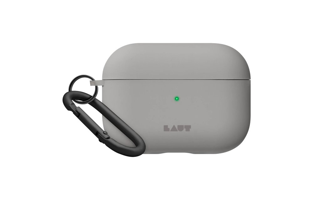 LAUT HUEX Protective Case for Apple AirPods Pro 1st & 2nd Gen - Fog Gray