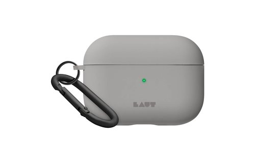 LAUT HUEX Protective Case for Apple AirPods Pro 1st & 2nd Gen - Fog Gray