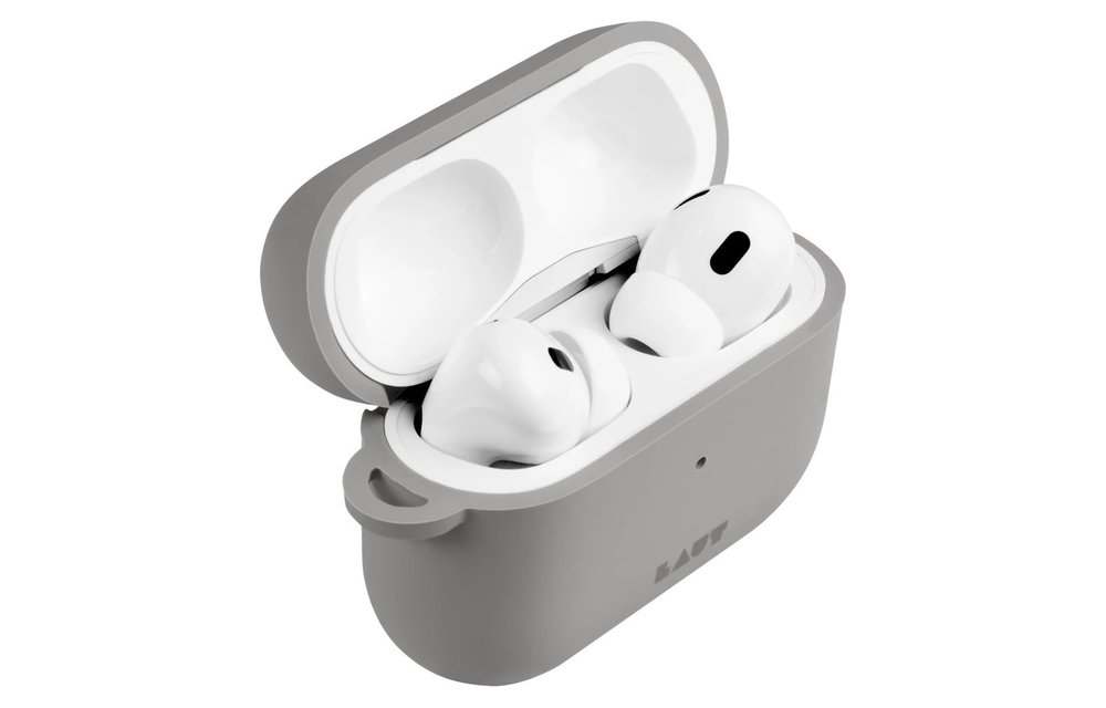 LAUT HUEX Protective Case for Apple AirPods Pro 1st & 2nd Gen - Fog Gray