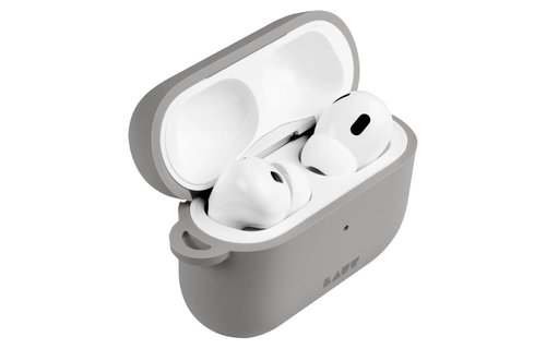 LAUT HUEX Protective Case for Apple AirPods Pro 1st & 2nd Gen - Fog Gray