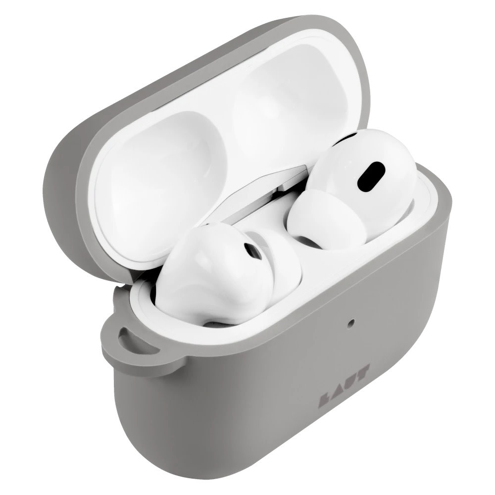 LAUT HUEX Protective Case for Apple AirPods Pro 1st & 2nd Gen - Fog Gray