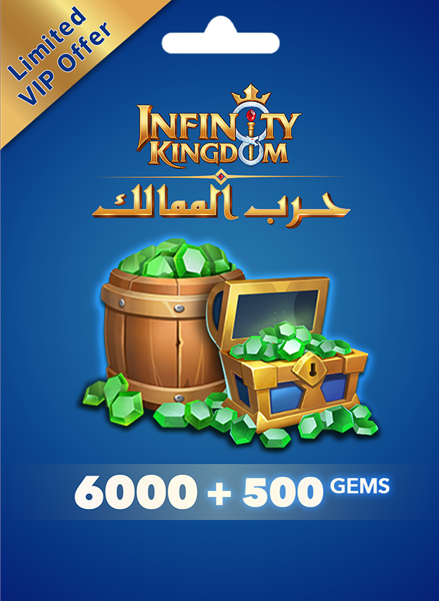 Infinity Kingdom 6000+500 Gems (INT) Gift Card