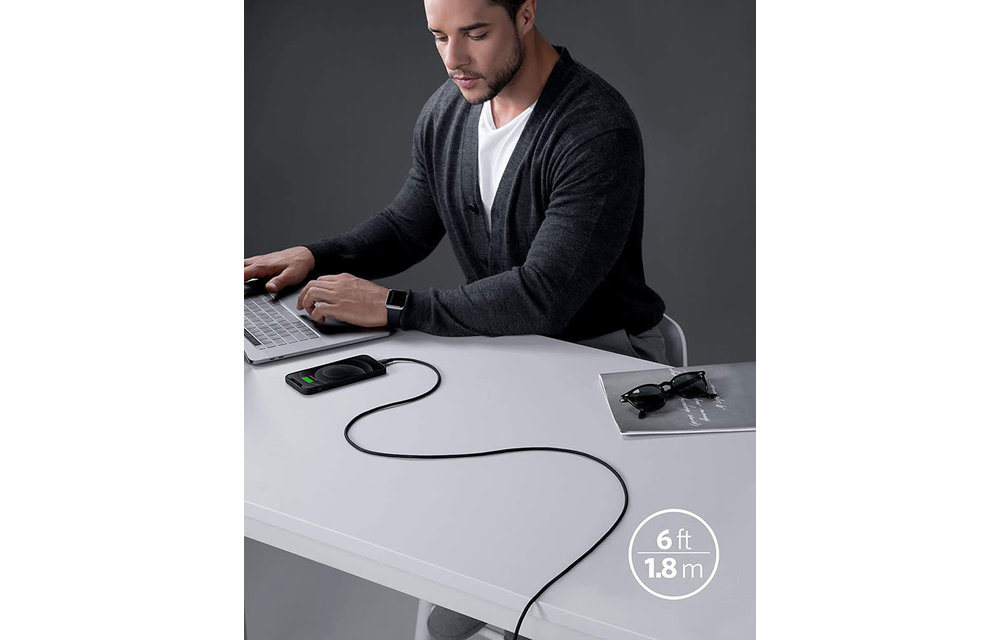Anker PowerLine III Flow USB-C with Lightning Cable 1.8m - Black