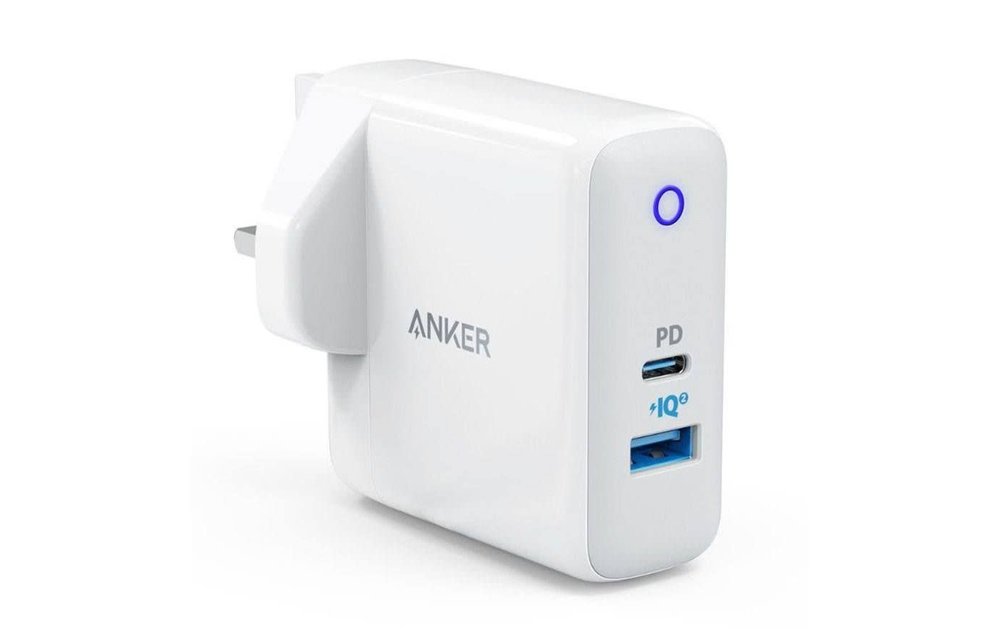 Anker PowerPort PD+ 2 Dual Port High Speed Wall Charger - White