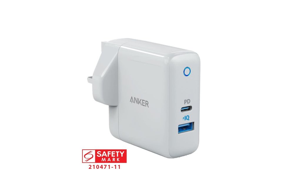 Anker PowerPort PD+ 2 Dual Port High Speed Wall Charger - White