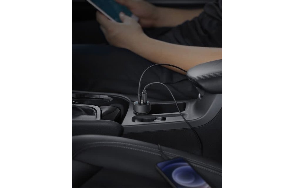 Anker PowerDrive Classic PD 2 with USB-C to Lightning Cable 3ft - Black
