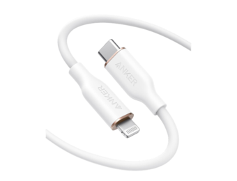 Anker PowerLine III Flow USB-C with Lightning Cable 6ft/1.8m - White