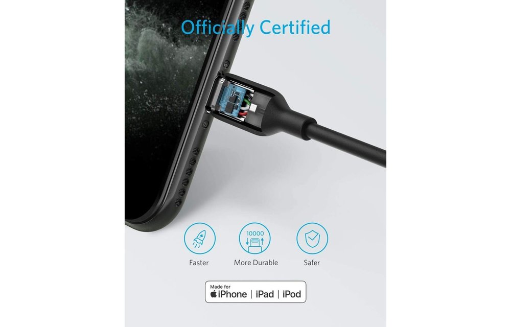 Anker PowerLine III USB-C with Lightning Connector Cable 1m - Black