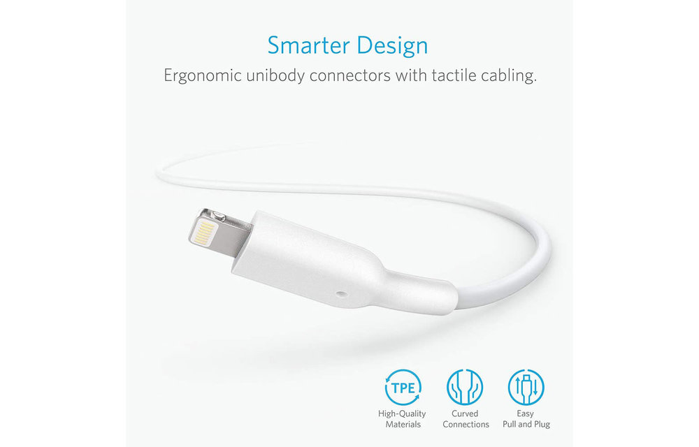 Anker PowerLine II USB-A to Lightning Cable 1m - White