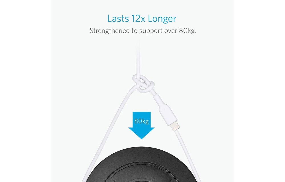 Anker PowerLine II USB-A to Lightning Cable 1m - White