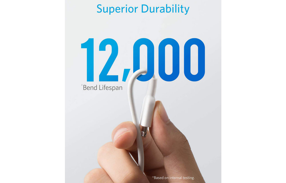 Anker PowerLine II USB-A to Lightning Cable 1m - White