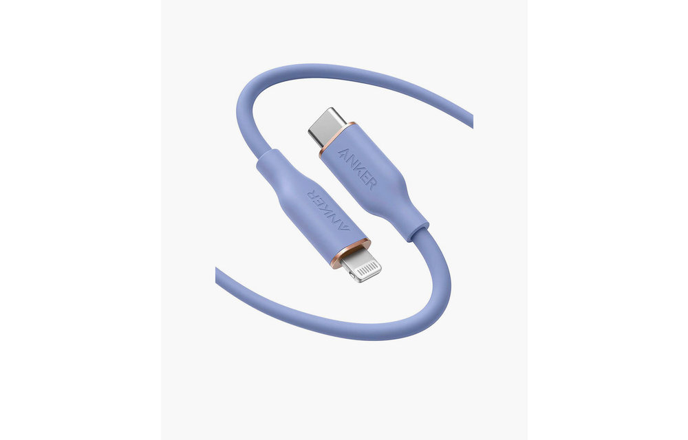 Anker PowerLine III Flow USB-C with Lightning Cable 0.9m - Purple
