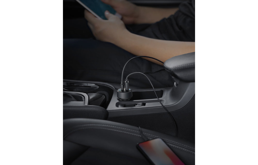Anker PowerDrive PD+ 2 Dual Port High Speed Car Charger 35W - Black