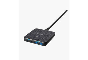 Anker PowerPort Atom III 63W Slim High Speed Charger with 2 USB-C and 2 USB-A Port - Black