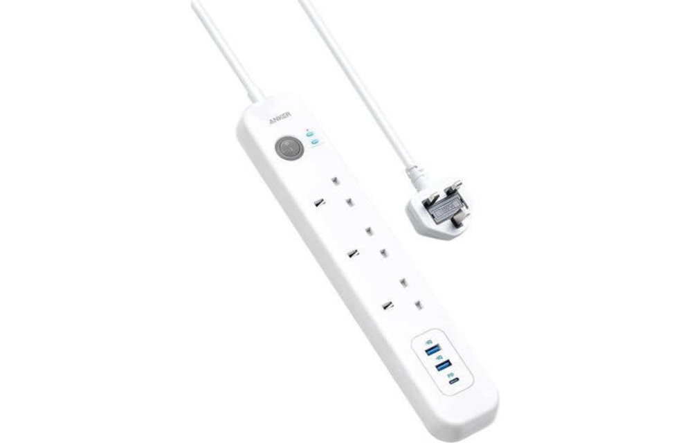 Anker PowerExtend High Speed USB-C 3 Strip with 2m Cable - White