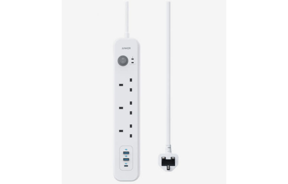 Anker PowerExtend High Speed USB-C 3 Strip with 2m Cable - White