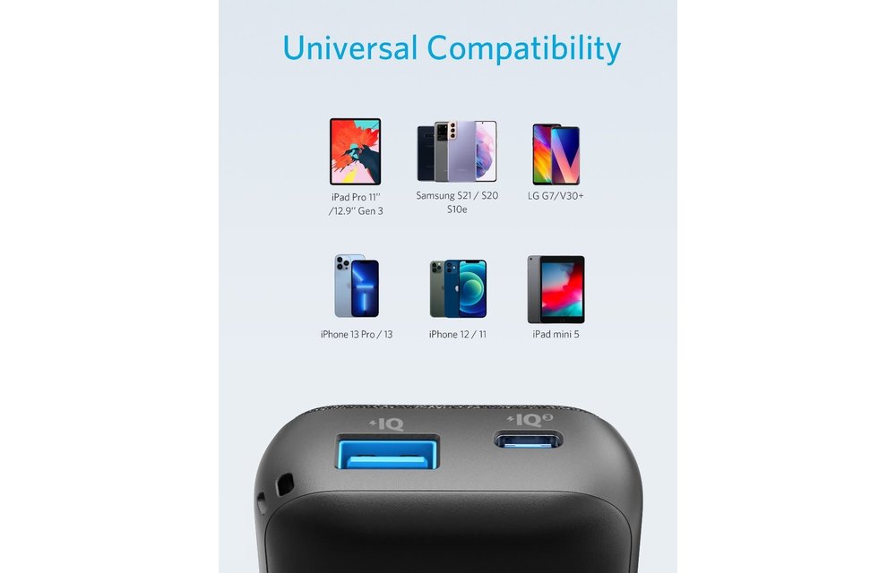 Anker PowerCore Metro 10000mah Portable Charging with Power Delivery High Speed Charging - Black