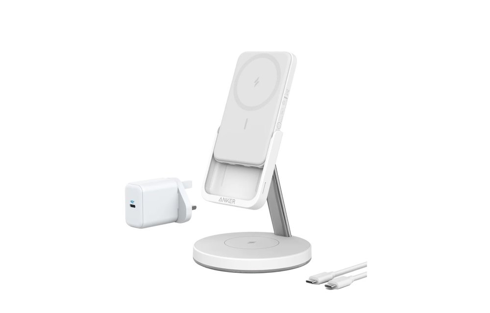 Anker 633 Magnetic Wireless Charger (MagGo) – White