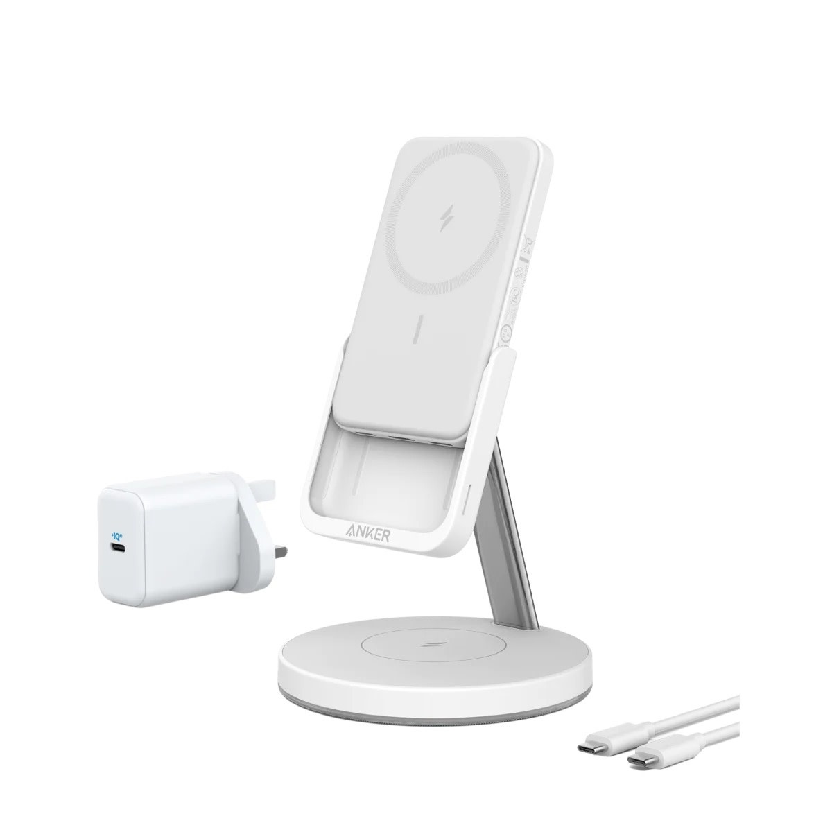 Anker 633 Wireless Charger (MagGo) White Gadget Zone