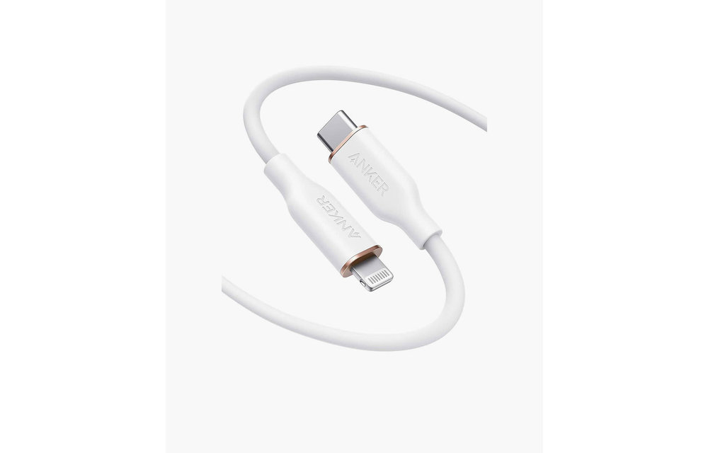 Anker PowerLine III Flow USB-C with Lightning Connector 0.9m - White