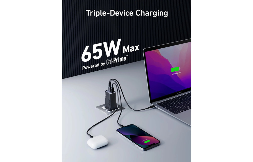 Anker 735 Charger GaNPrime 65W - Black