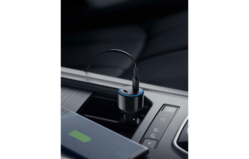 Anker PowerDrive+ III Duo Car Charger with 2 USB-C Port 48W - Black