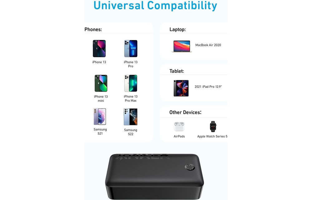 Anker 347 Power Bank PowerCore 40K - Black
