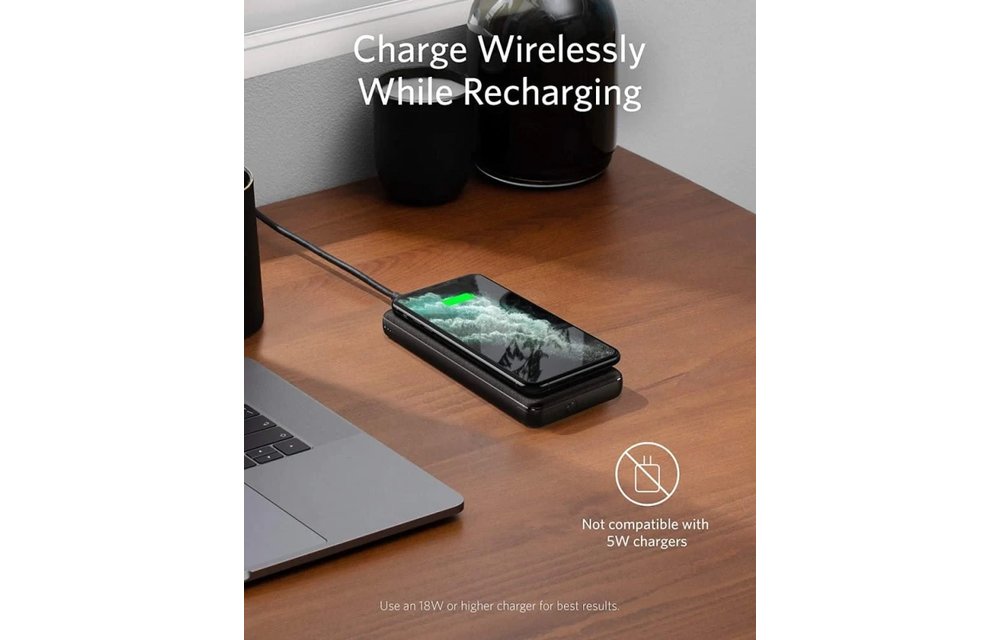 Anker PowerCore III Sense 10K High Capacity Wireless Portable Charger - Black