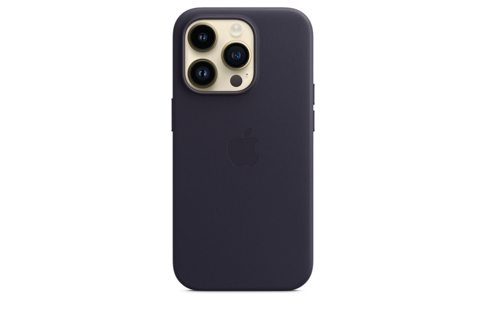 Apple IPhone 14 Pro Leather Case with MagSafe - Ink