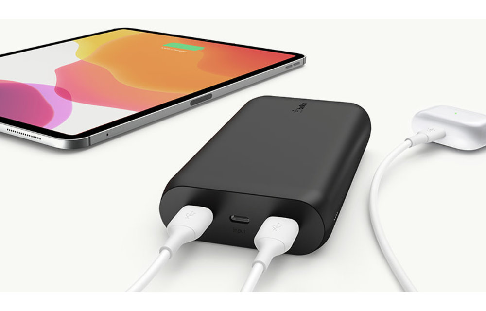 Belkin Boost Charge 2xUSB, 1xUSB-C Power Bank 20K - White