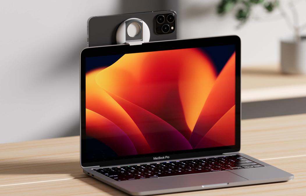 Belkin iPhone Mount with MagSafe for Mac - White