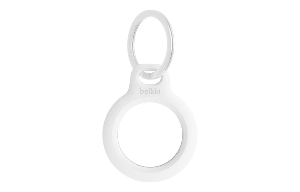 Belkin Secure Holder with Key Ring for Apple AirTag - White