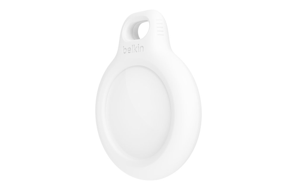 Belkin Secure Holder with Key Ring for Apple AirTag - White