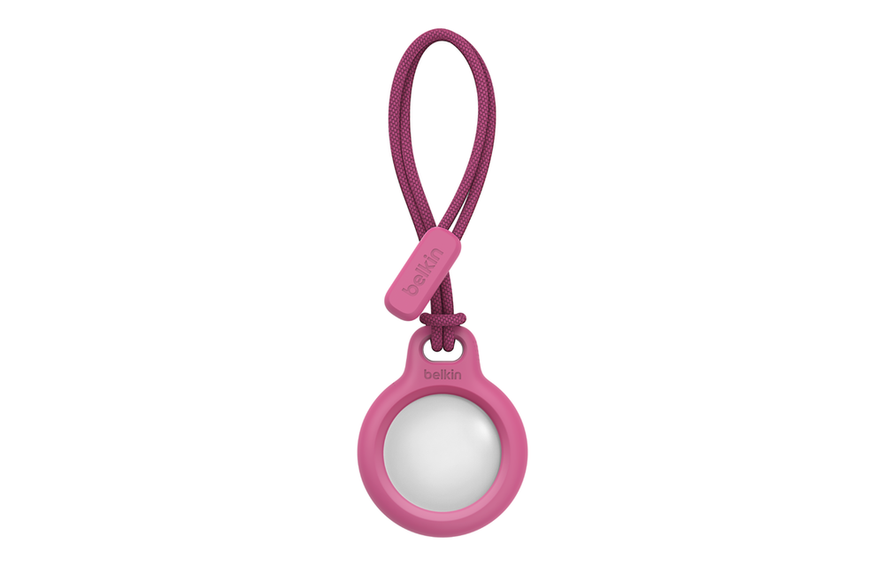 Belkin Secure Holder with Strap for Apple AirTag - Pink