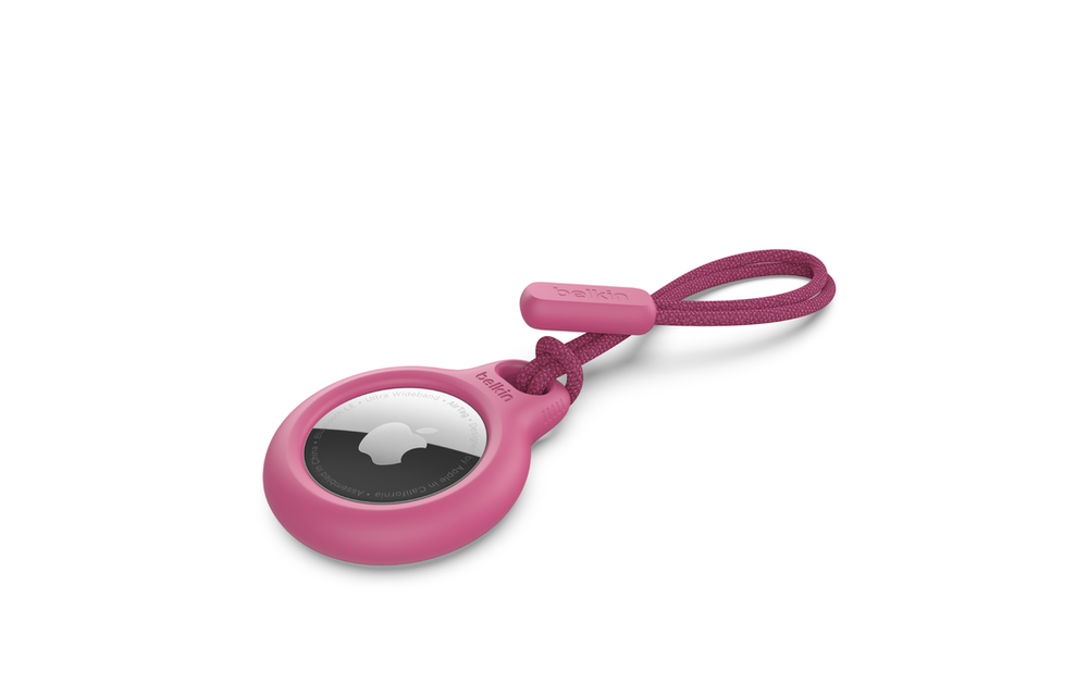 Belkin Secure Holder with Strap for Apple AirTag - Pink