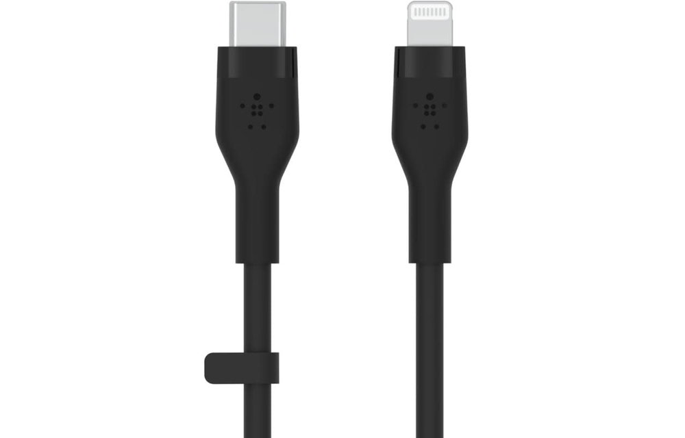 Belkin Boost Charge Flex Silicone Cable Lightning to Type C 3m - Black