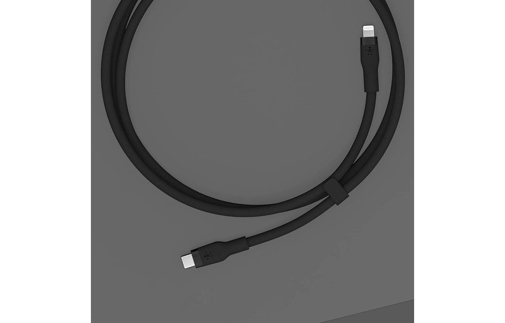 Belkin Boost Charge Flex Silicone Cable Lightning to Type C 3m - Black