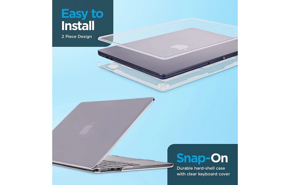 Case Mate Snap On Case for MacBook Air 13.6" M2 (2022) - Clear