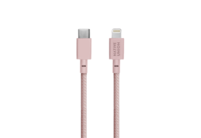 Native Union Belt Cable USB C to Apple Lightning Cable 1.2m - Rose