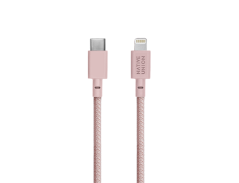 Native Union Belt Cable USB C to Apple Lightning Cable 1.2m - Rose