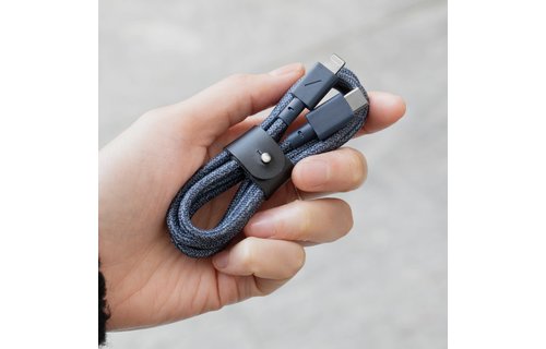 Native Union Belt Cable USB C to Apple Lightning Cable 1.2m - Rose