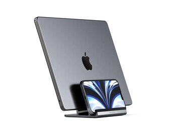 Satechi Dual Vertical Laptop Stand - Space Grey